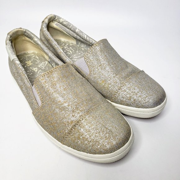 Puma Shoes Puma Sports Lifestyle Metallic Canvas Slip On Loafers 8